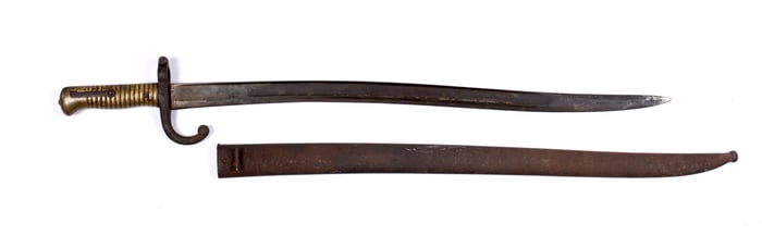 A French M1866 Chassepot Yataghan Bayonet, 1867