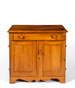 An Old Pine Commode