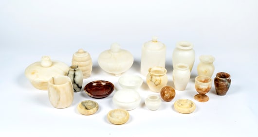 Alabaster and Marble Objet d'Art