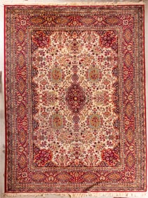 A Room Size Kashimar Oriental Style Rug