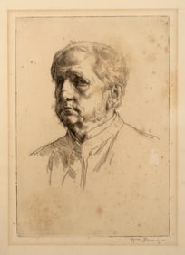 William Strang (1859-1921) Portrait of Francis Seymour Haden, 1883