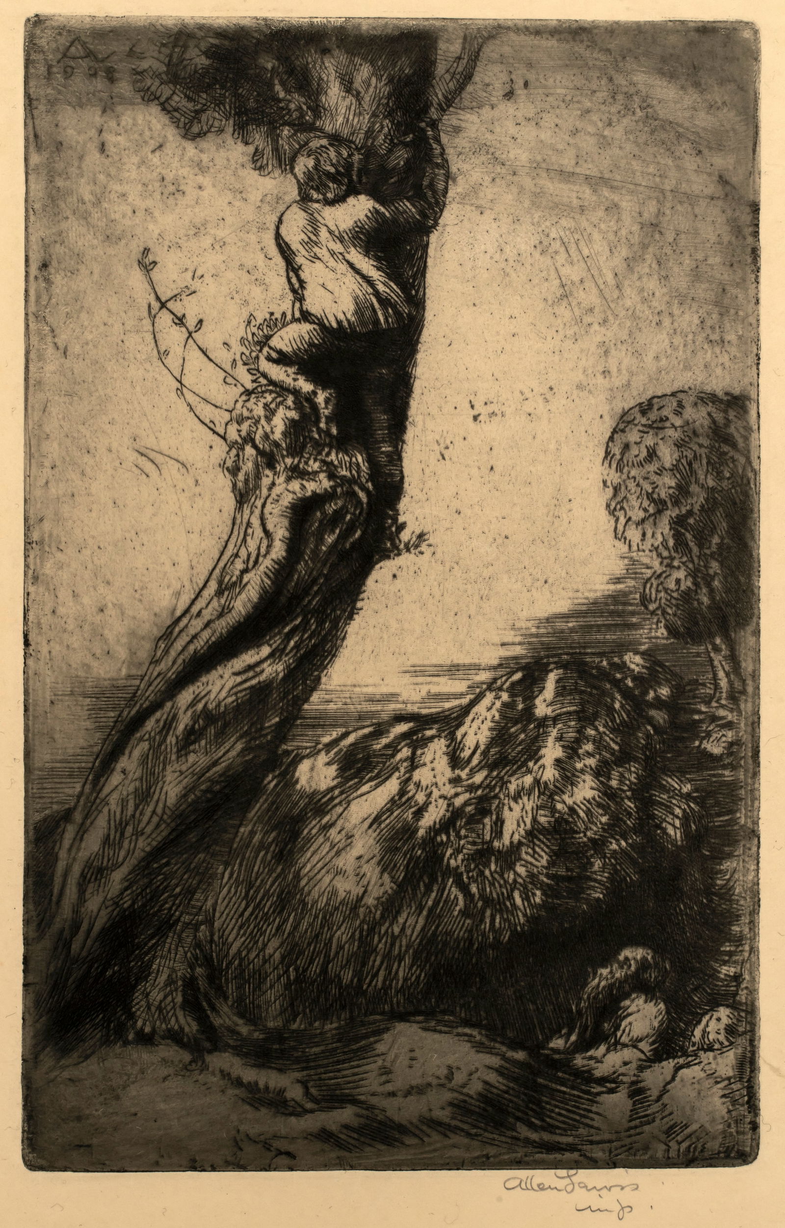 Allen Lewis (1873-1957) Etching, 1908 (1 of 7)
