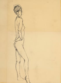 John Raimondi (b.1948) Nude Figure Sketches in Ink