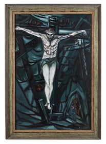 John D. Boison (1918-1972) Crucifixion