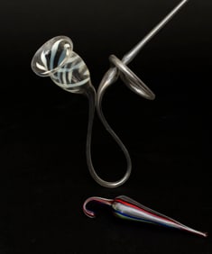 An Antique Blown Glass Pipe