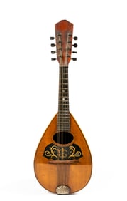 An Antique American Bowl Back Eight String Mandolin, B & J Victoria
