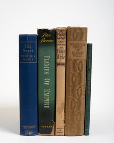 Five Books--20th Century Literature--Woolf, Bourne, Wylie, Siegfried Sassoon