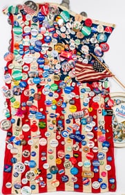 A Collection of Political Campaign Buttons, 1950's-2000's