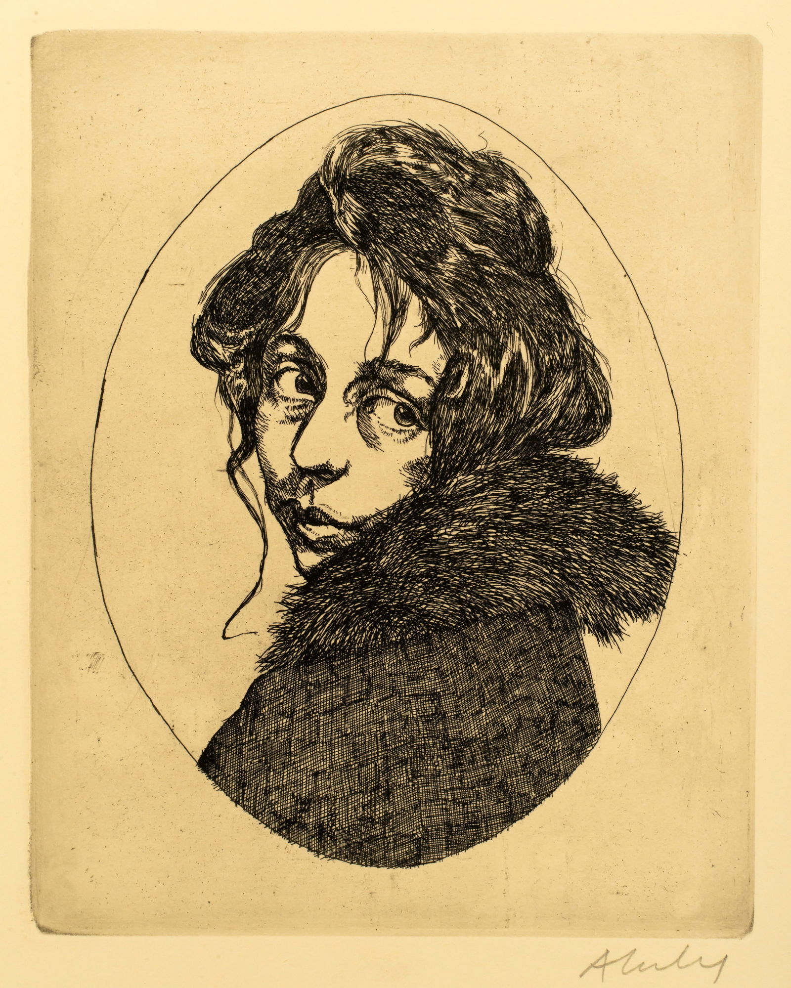 Sigmund Abeles (b.1934) Maggie, A Girl of the Streets, The Limited Editions Club Etching, 1969 (1 of 6)