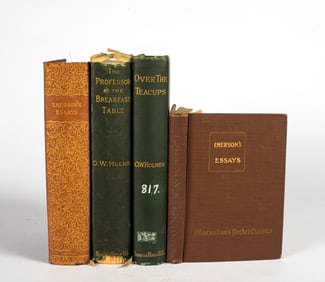 New England Philosophy - Four Books from a Gentleman's Library