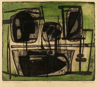 Terry Haass (b.1923) Tombeaux des Juges, 1956