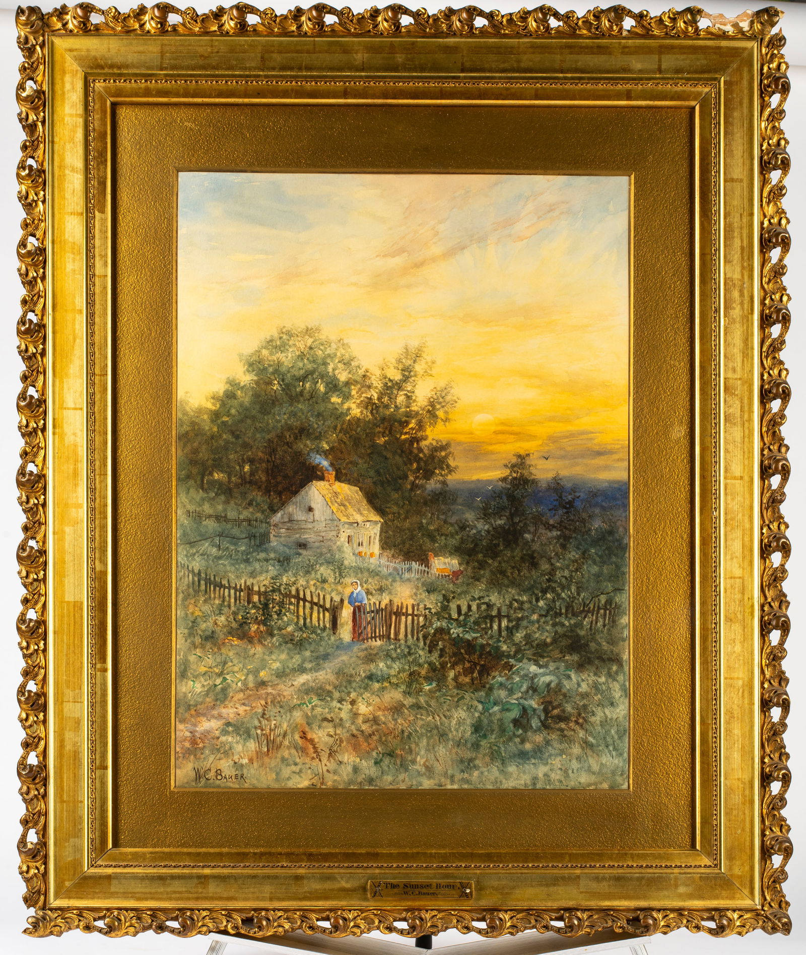 William C. Bauer (1862-1904) The Sunset Hour, c.1895 (1 of 16)
