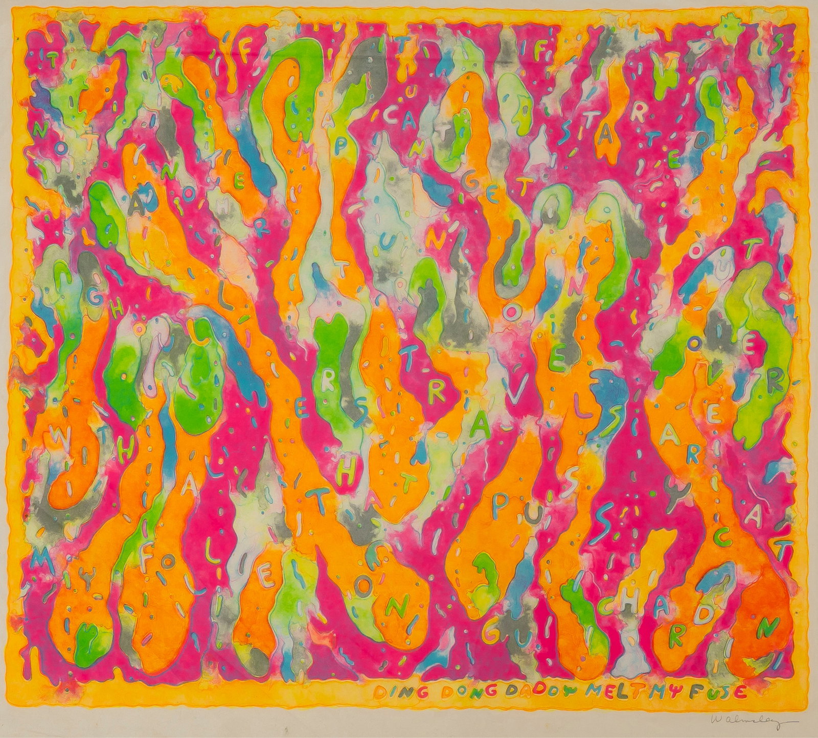 William A. Walmsley (1923-2003) Ding Dong Daddy Melt My Fuse, 1974 (1 of 20)