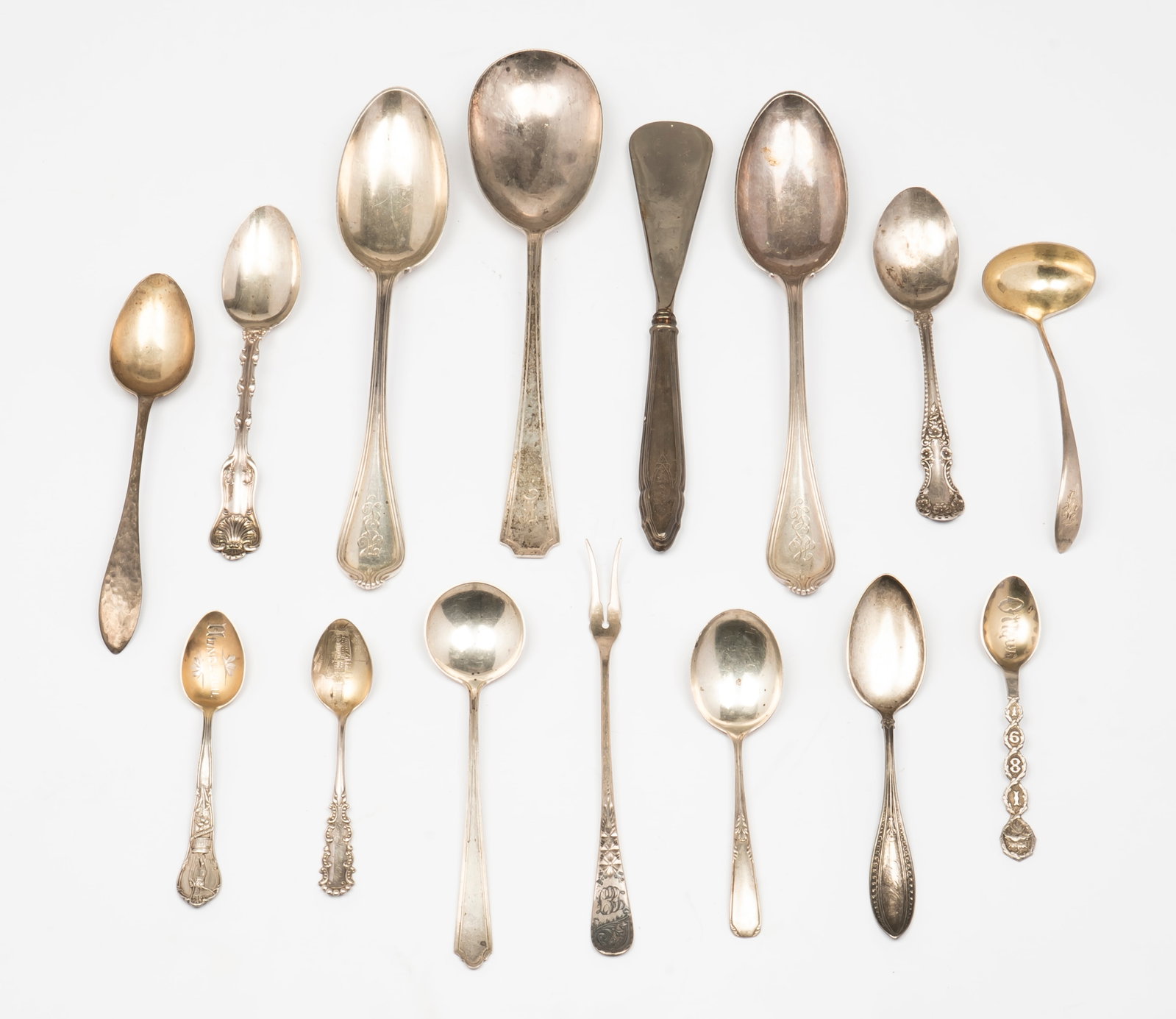 A Group of Miscellaneous Sterling Silver Flatware (1 of 10)