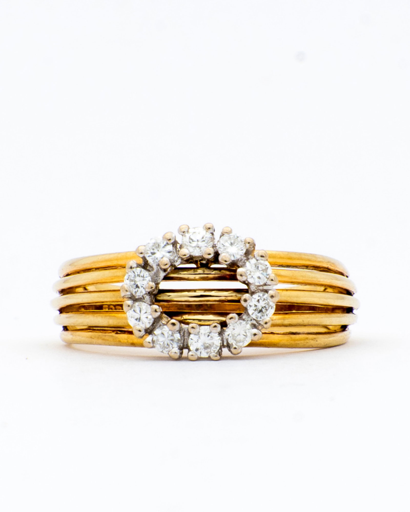 A Vintage 14K Gold and Diamond Ring (1 of 16)