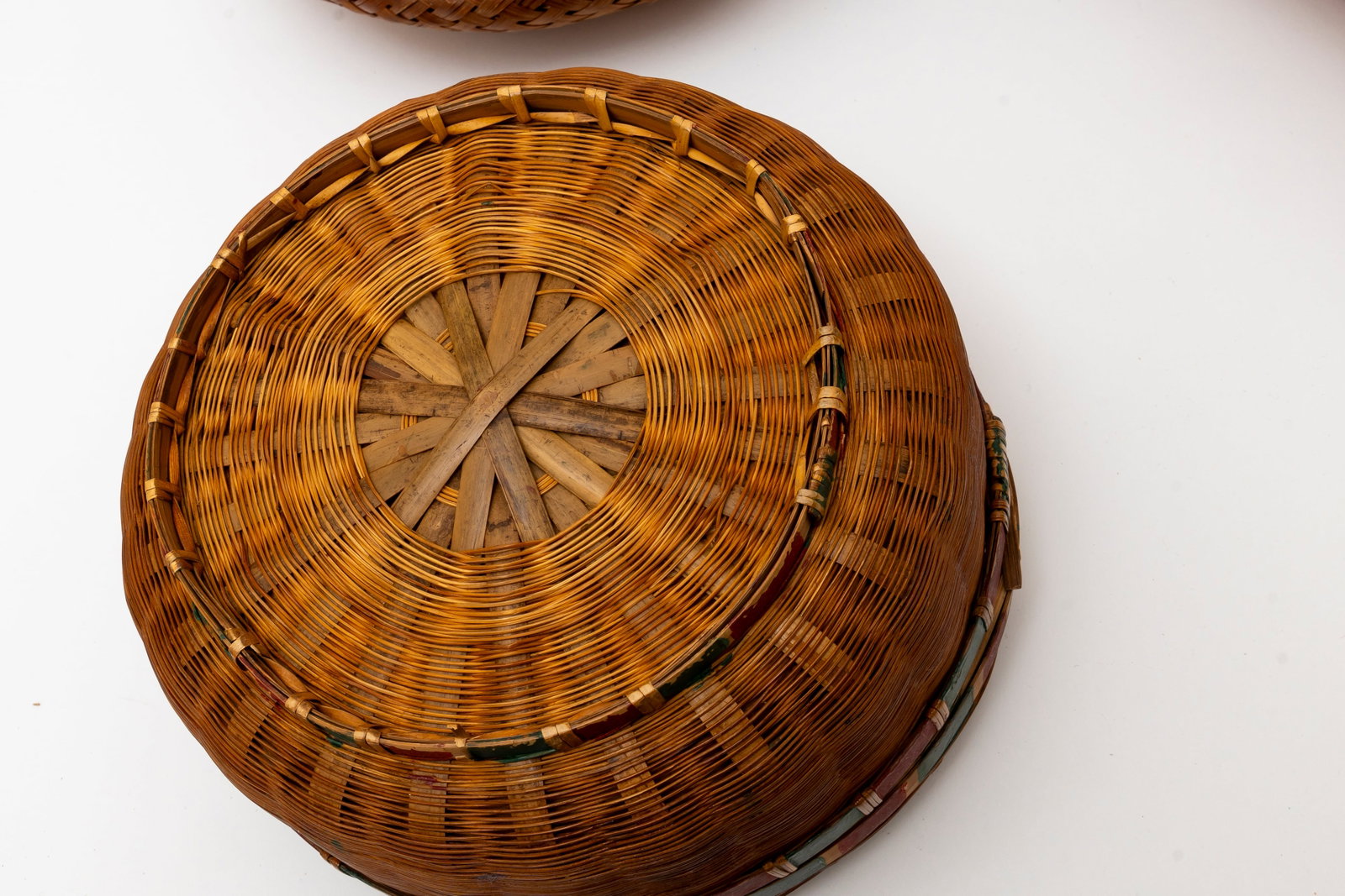 Five Antique Baskets/Boxes - 9