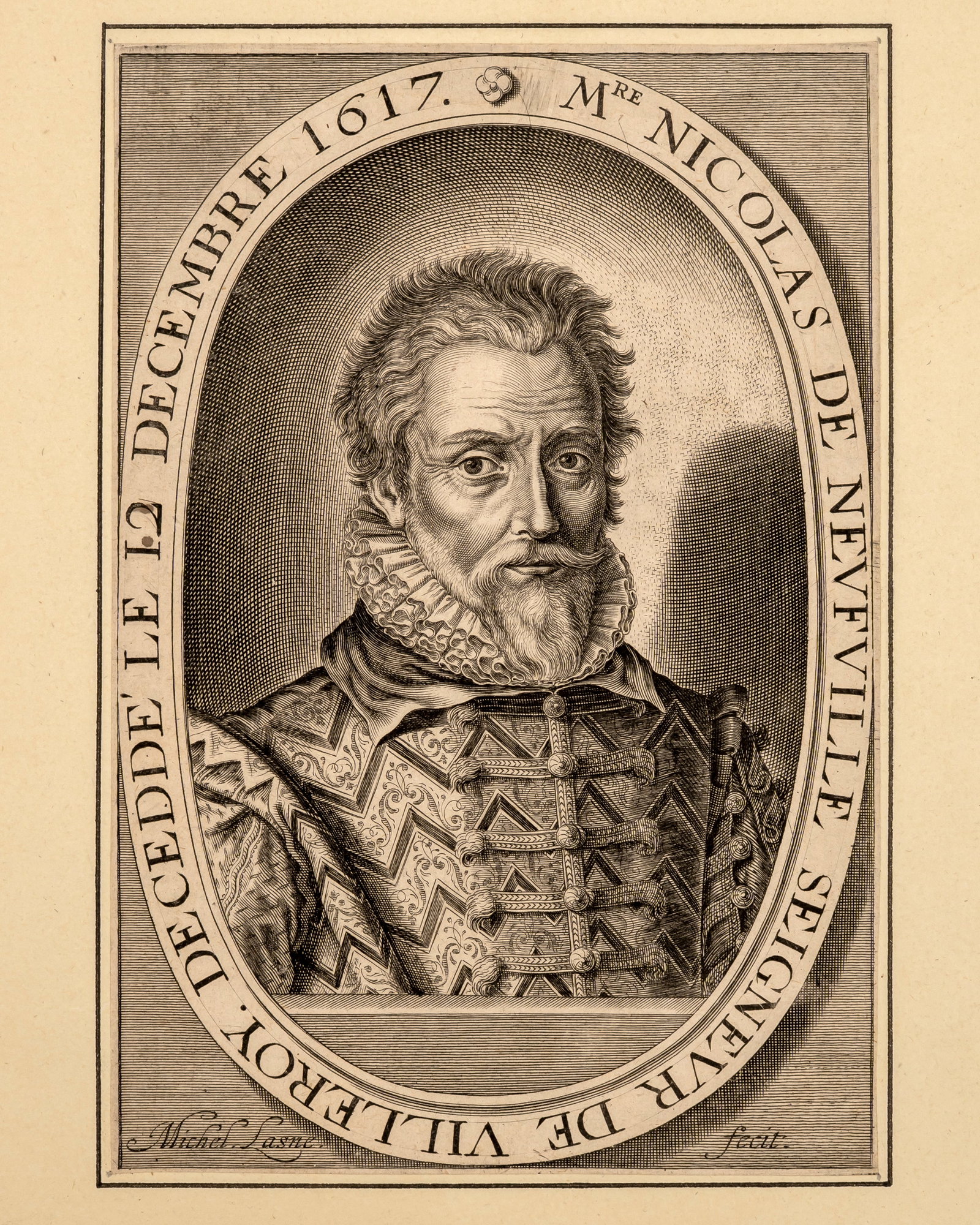 Nicholas de Neufville, Seigneur de Villeroy (1542-1617) by Michel Lanse: Nicholas de Neufville, Seigneur de Villeroy (1542-1617) by Michel Lanse