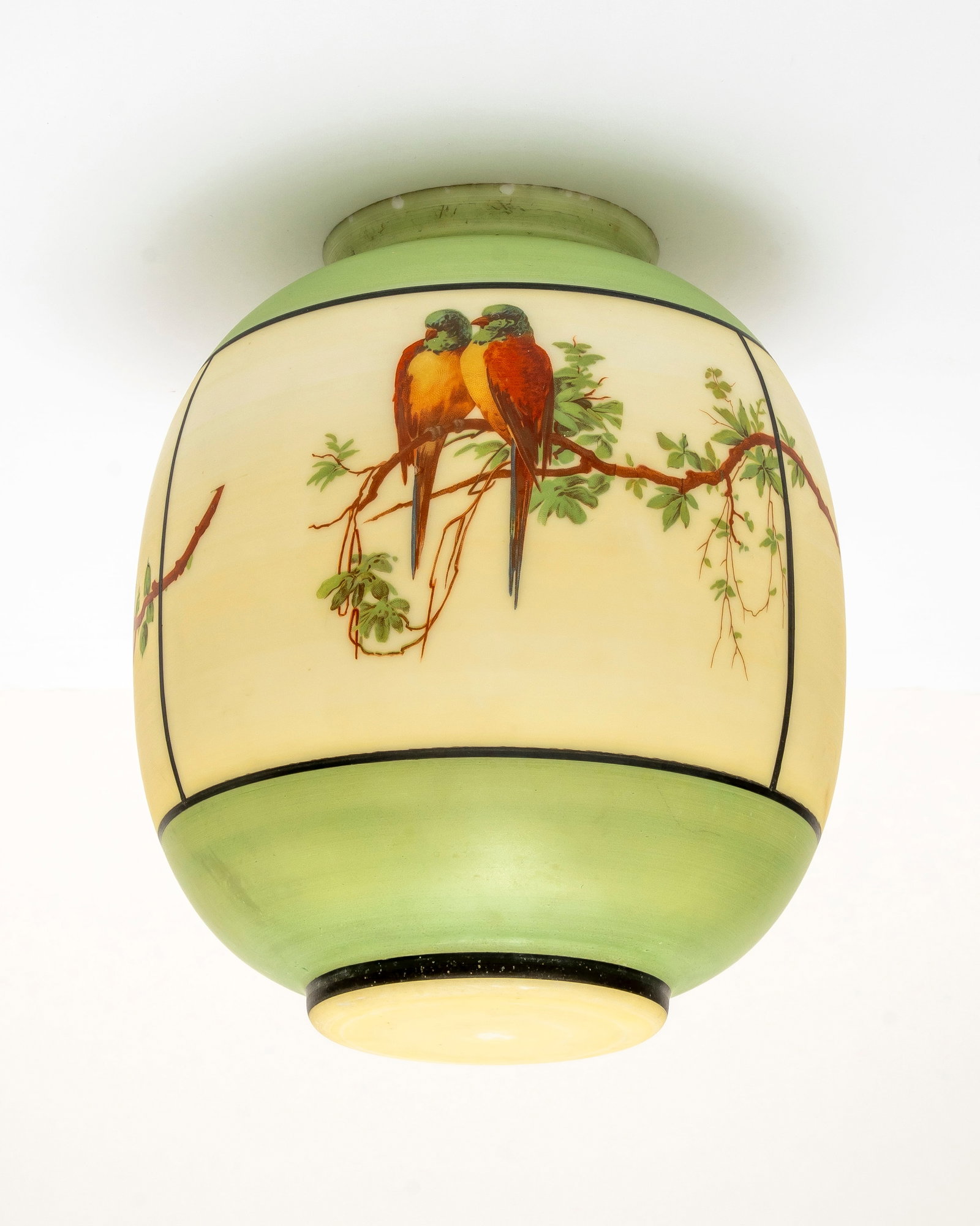 An Art Deco Parrot Globe Lighting Shade (1 of 14)