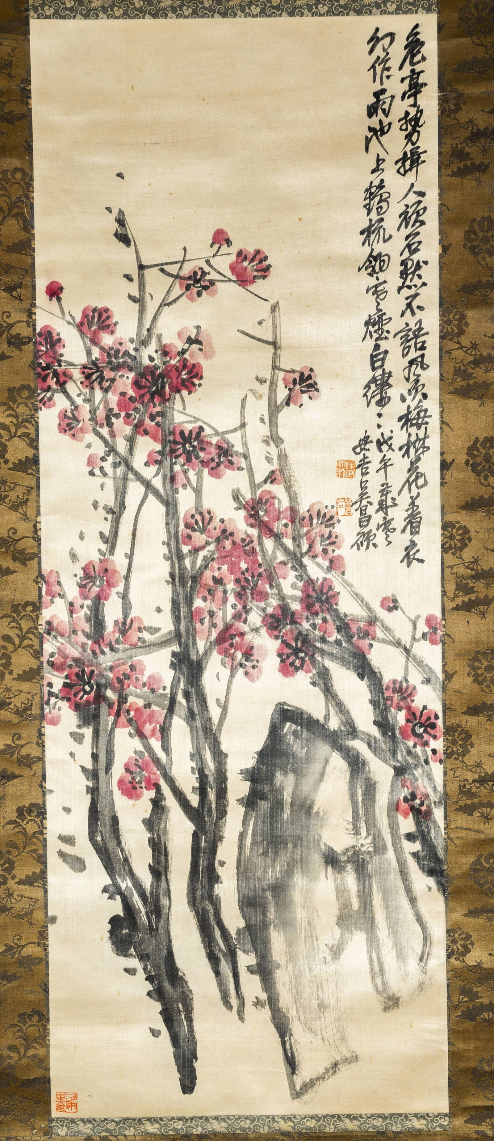 A PLUM BLOSSOM PAINTING BY WU CHANGSHUO.吳昌碩 (1 of 9)