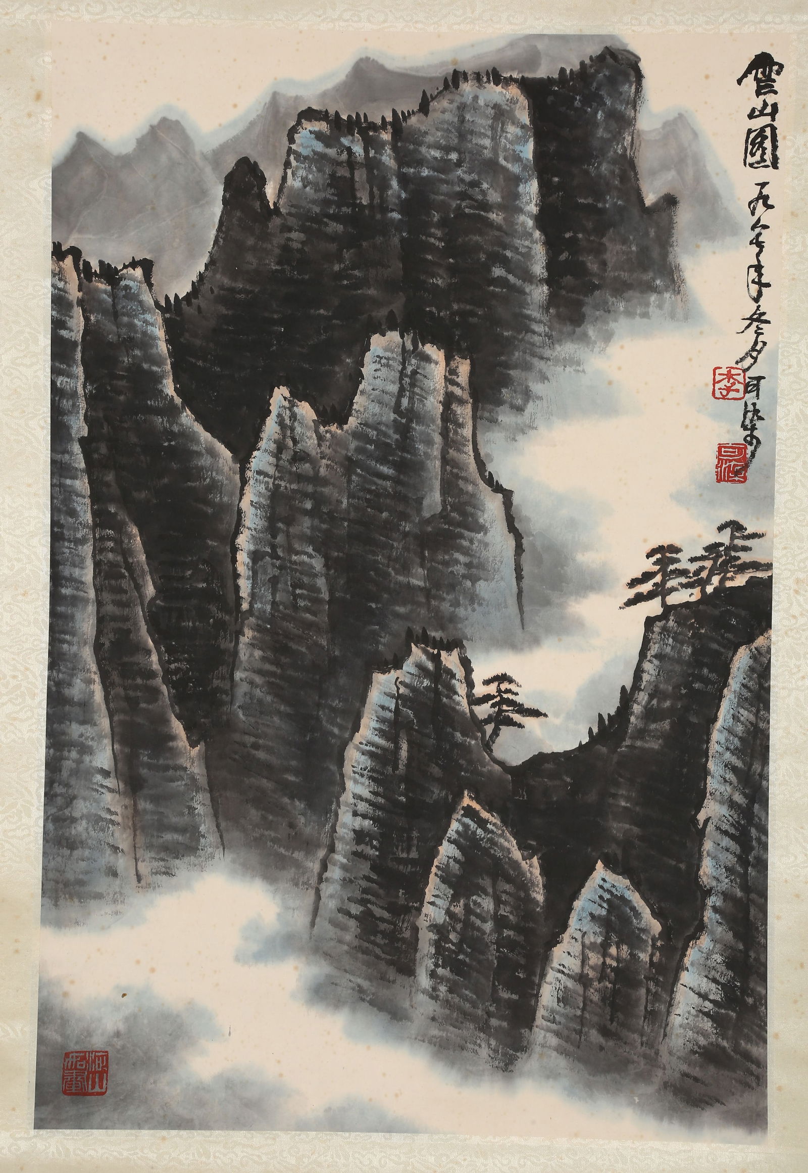 A LANDSCAPE PAINTING ON PAPER, LI KERAN.李可染: Landscape Painting on Paper, Painted by Li Keran.李可染