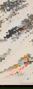 A FLOWER AND BIRD PAINTING ON PAPER BY WANG XUETAO.王雪涛: Flower and Bird painting on paper by Wang Xuetao.&#29579;&#38634;&#28059;