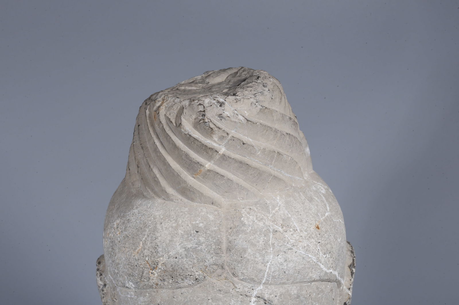 A STONE BUDDHA HEAD - 2