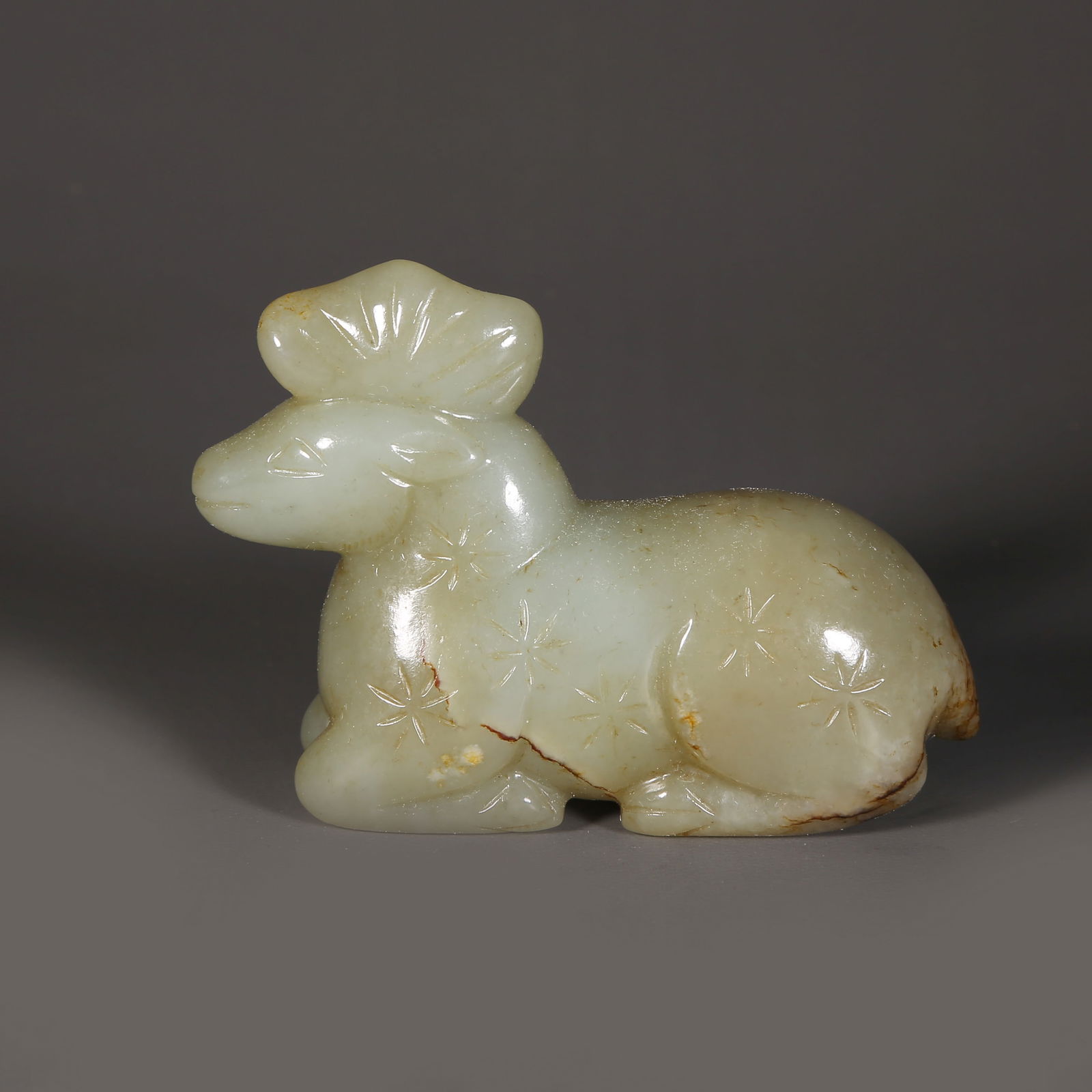 A HETIAN JADE MYTHICAL BEAST ORNAMENT (1 of 6)