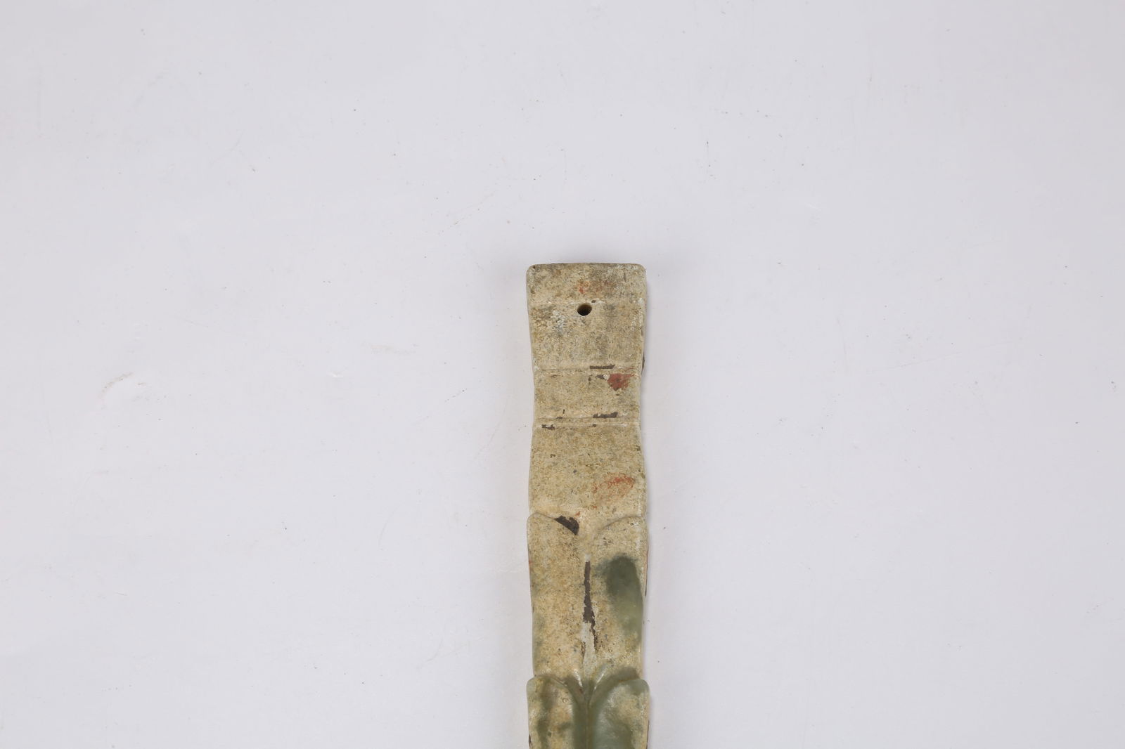 A ANCIENT JADE HANDLE-SHAPED OBJECT - 5