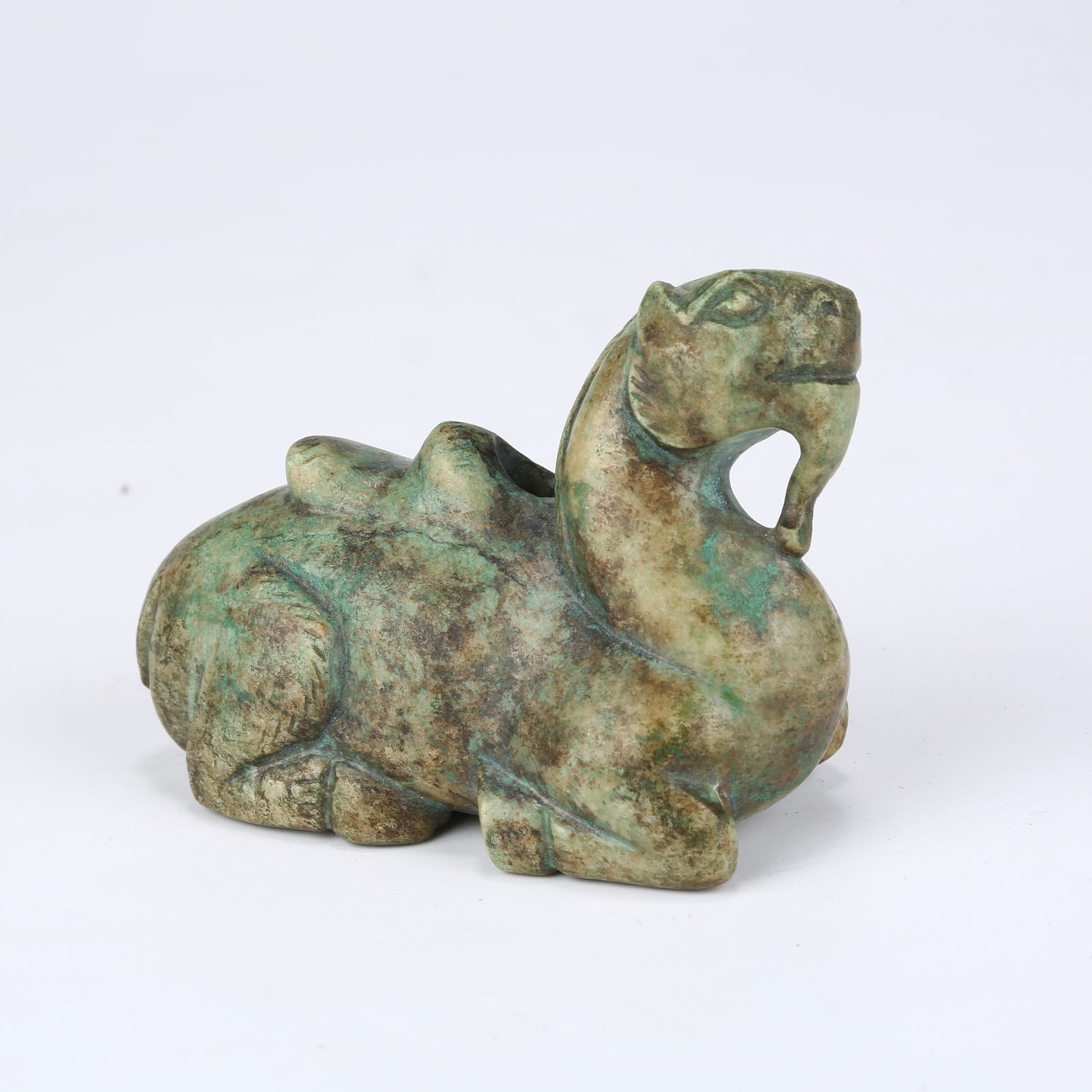 A ANCIENT JADE AUSPICIOUS BEAST (1 of 9)