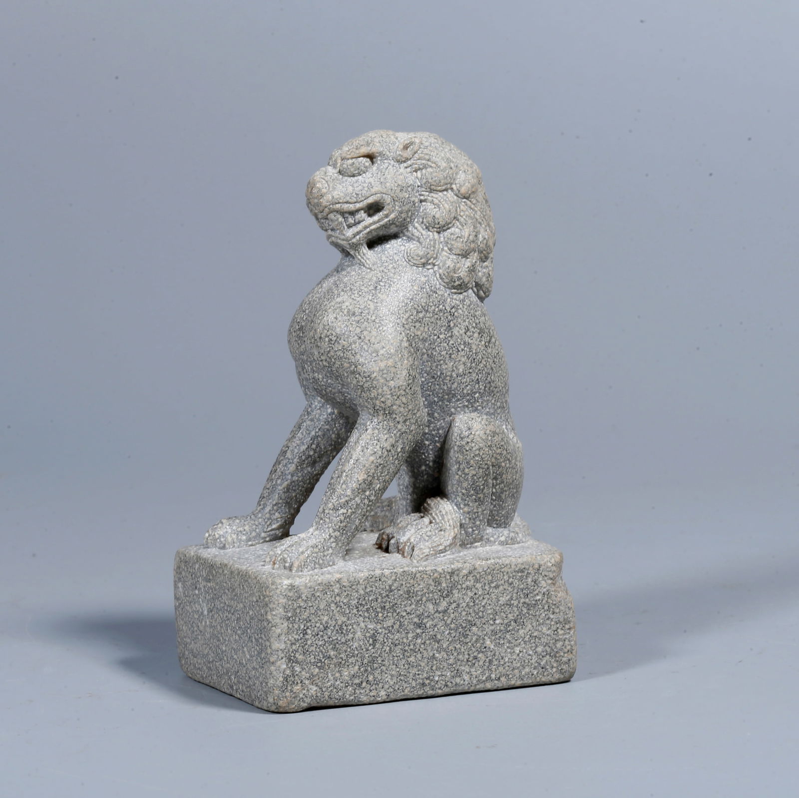 A STONE LION-SHAPED ORNAMENT (1 of 10)