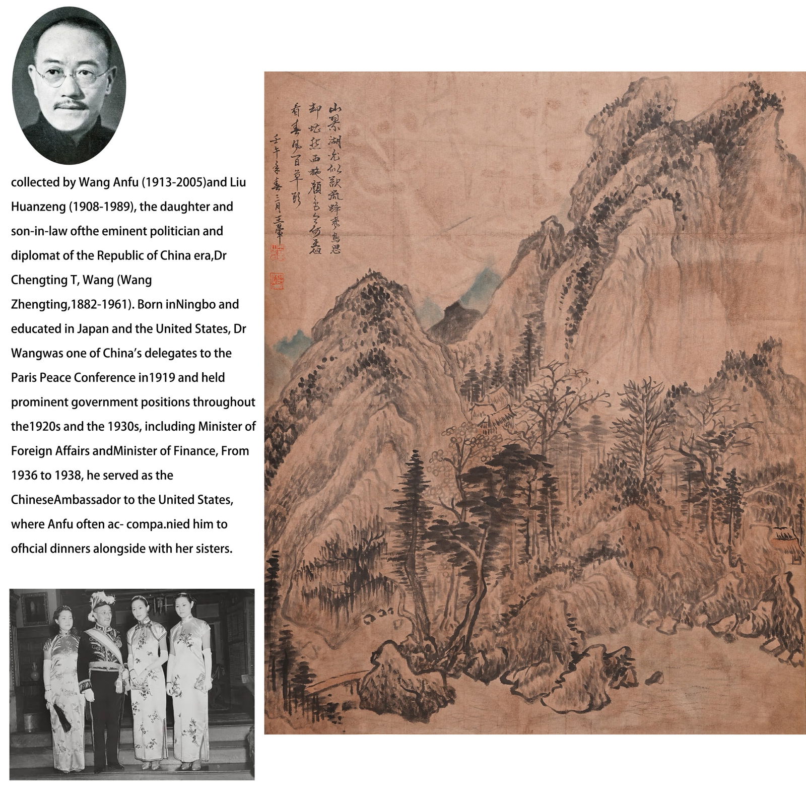 A LANDSCAPE PAINTING ON PAPER BY WANG HUI.王翚 (1 of 10)