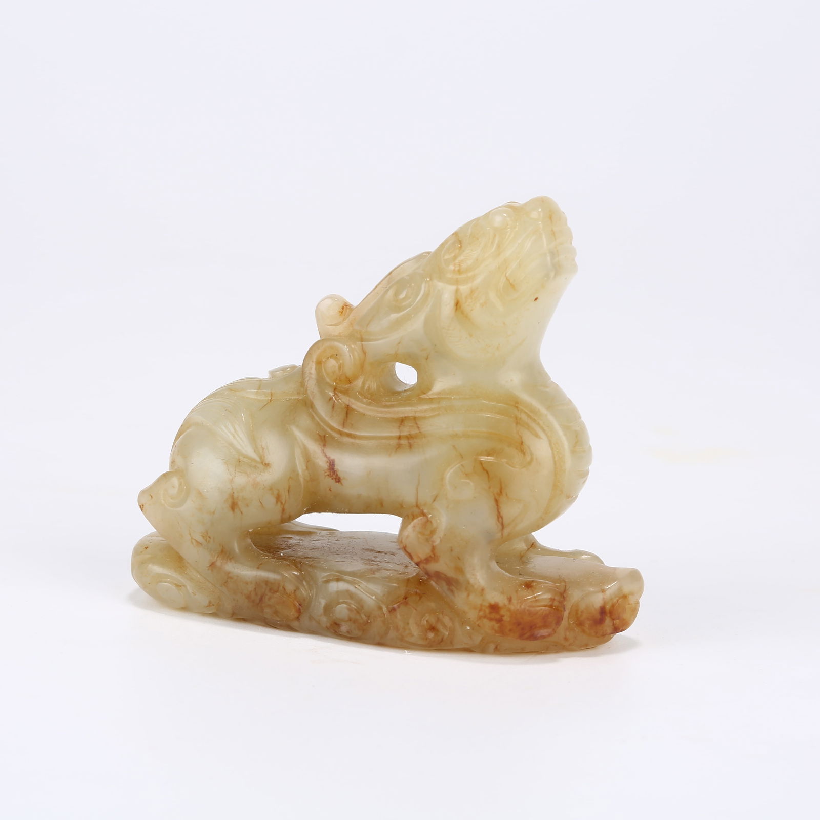 A HETIAN JADE AUSPICIOUS BEAST (1 of 8)
