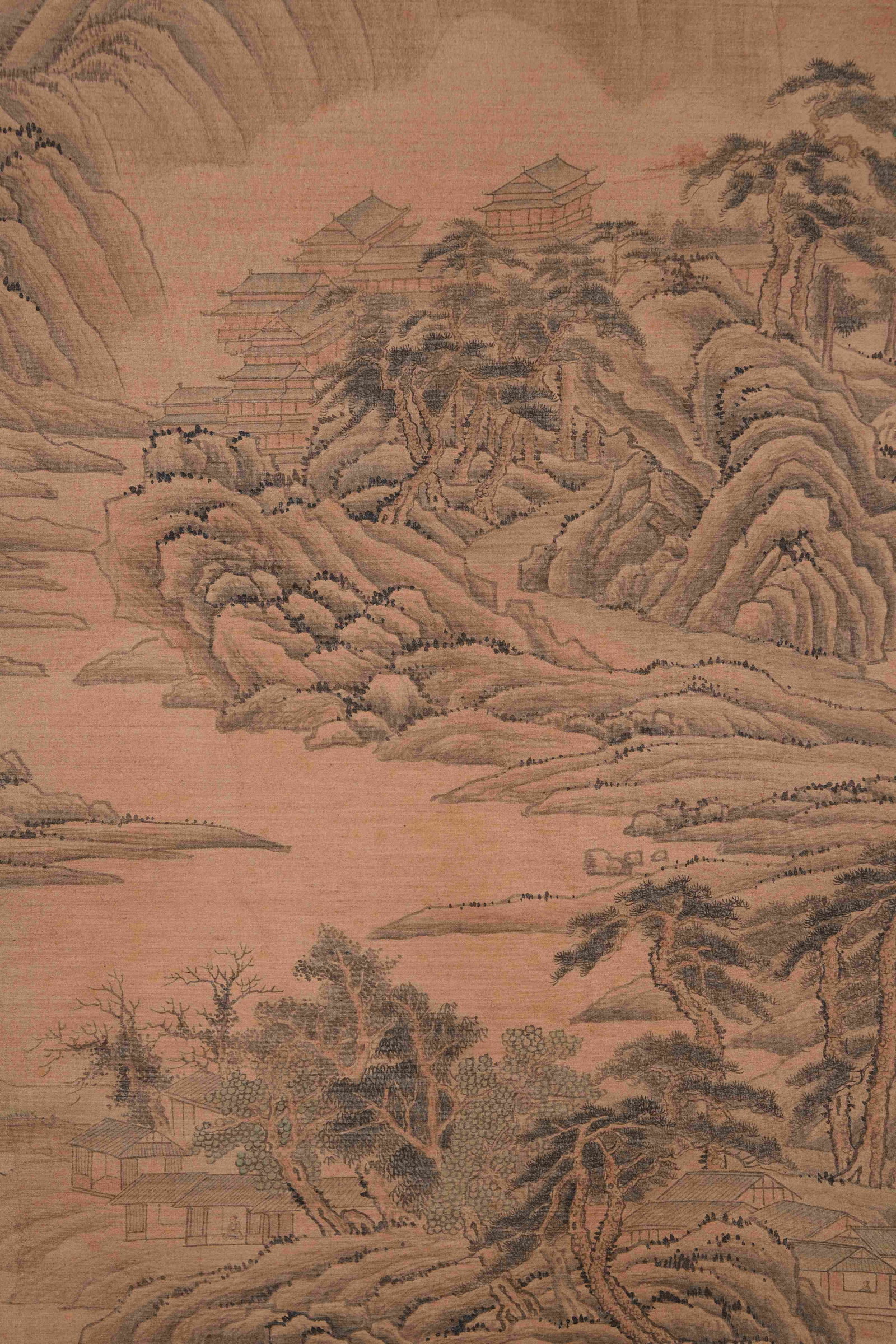 A LANDSCAPE PAINTING ON SILK BY WANG CHEN.王宸 - 5