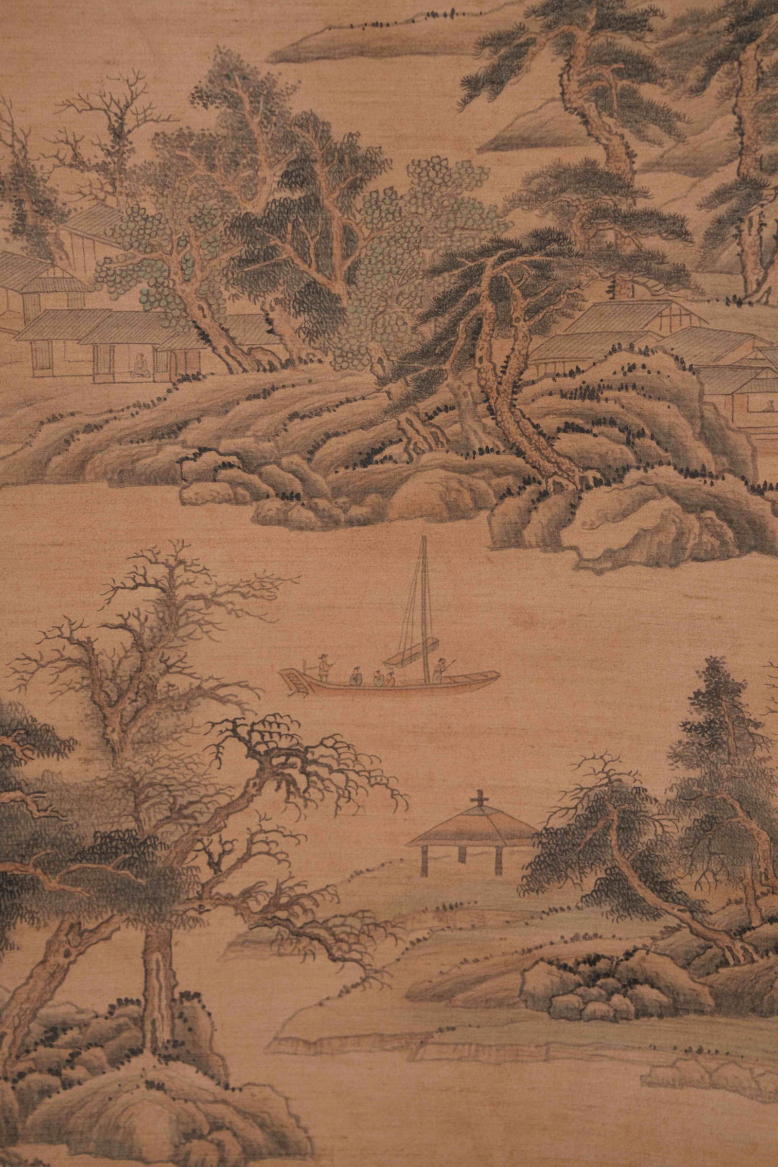 A LANDSCAPE PAINTING ON SILK BY WANG CHEN.王宸 - 6