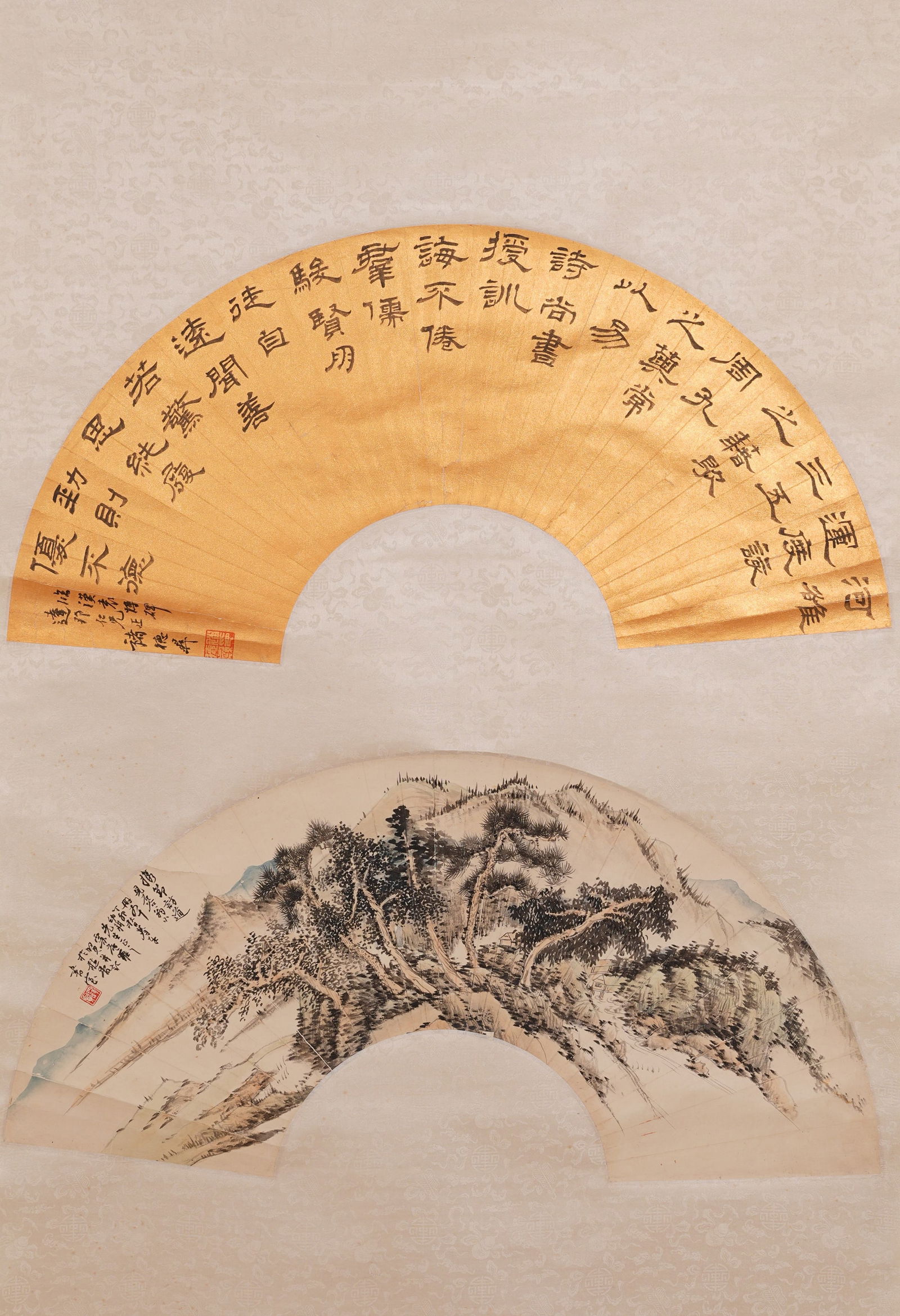 A LANDSCAPE PAINTING ON PAPER BY LUO XIAN.羅賢 (1 of 8)