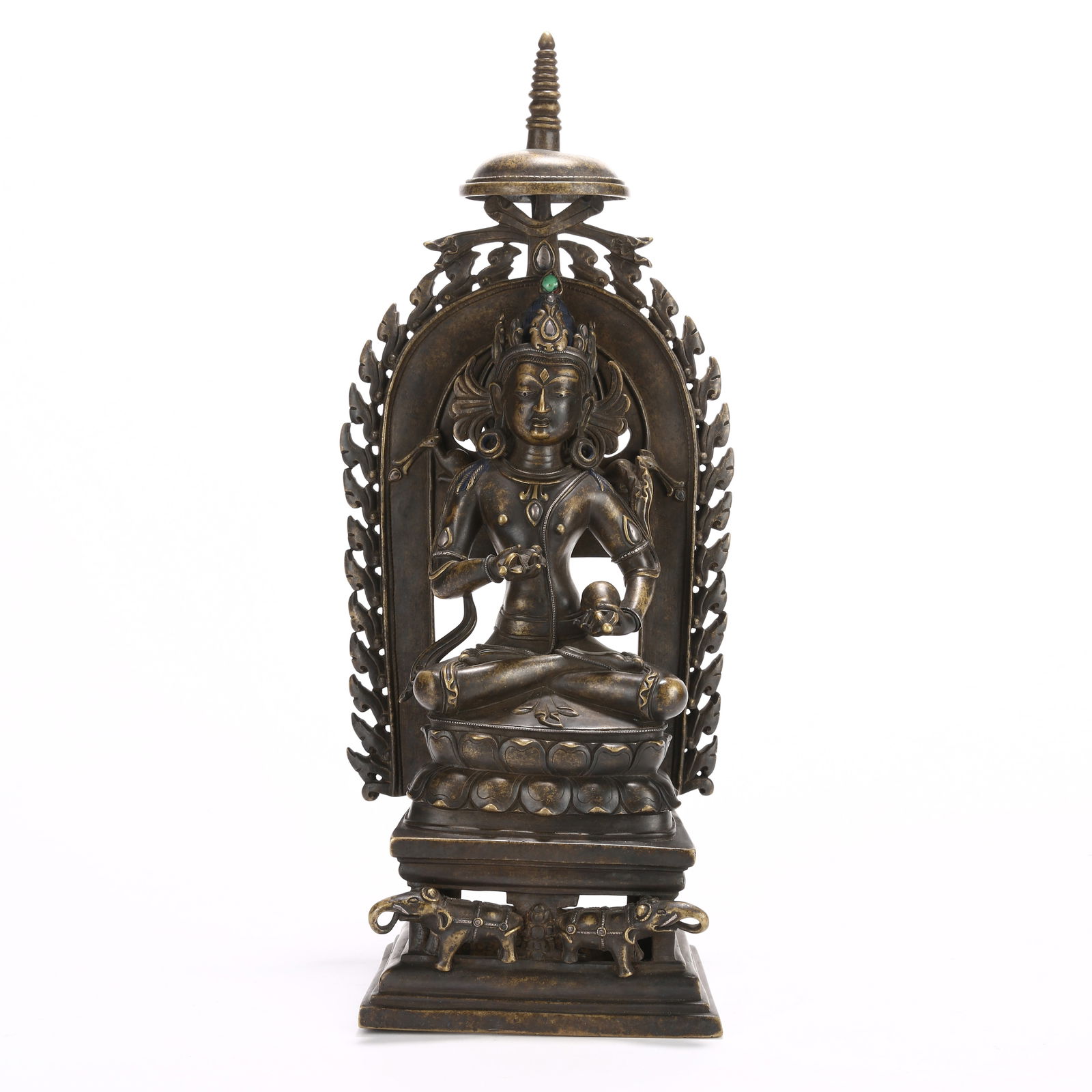 A ALLOY VAJRASATTVA STATUE (1 of 11)