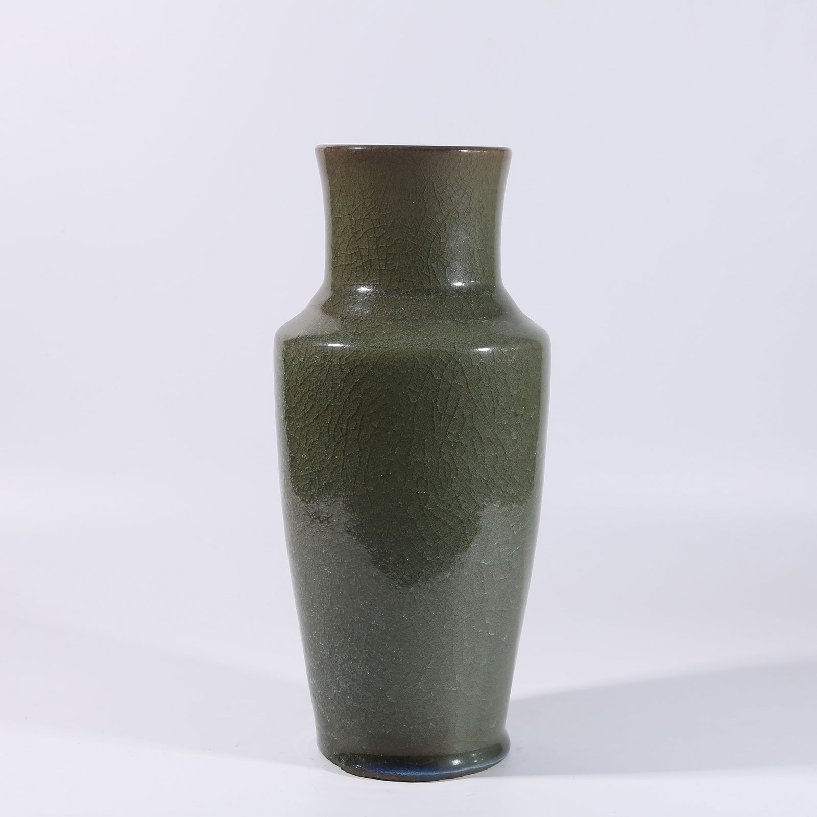 A CELADON GUANYIN VASE: Celadon Guanyin Vase
