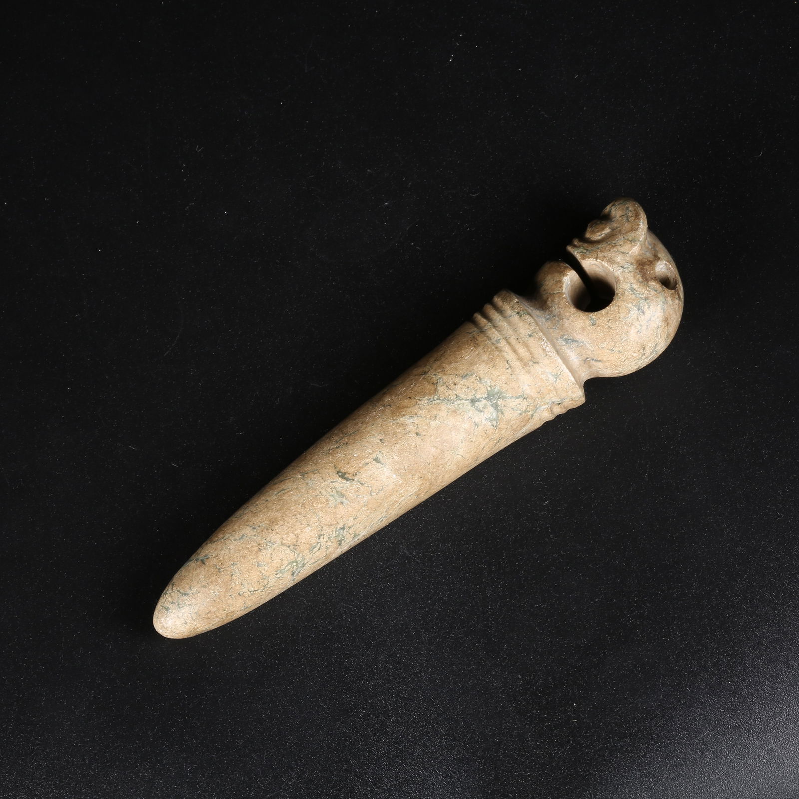 A ARCHAIC JADE CONICAL OBJECT (1 of 8)