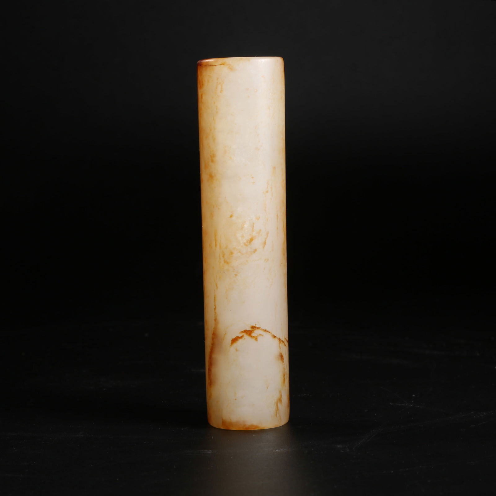 A ARCHAIC JADE HEADDRESS ORNAMENT (1 of 9)