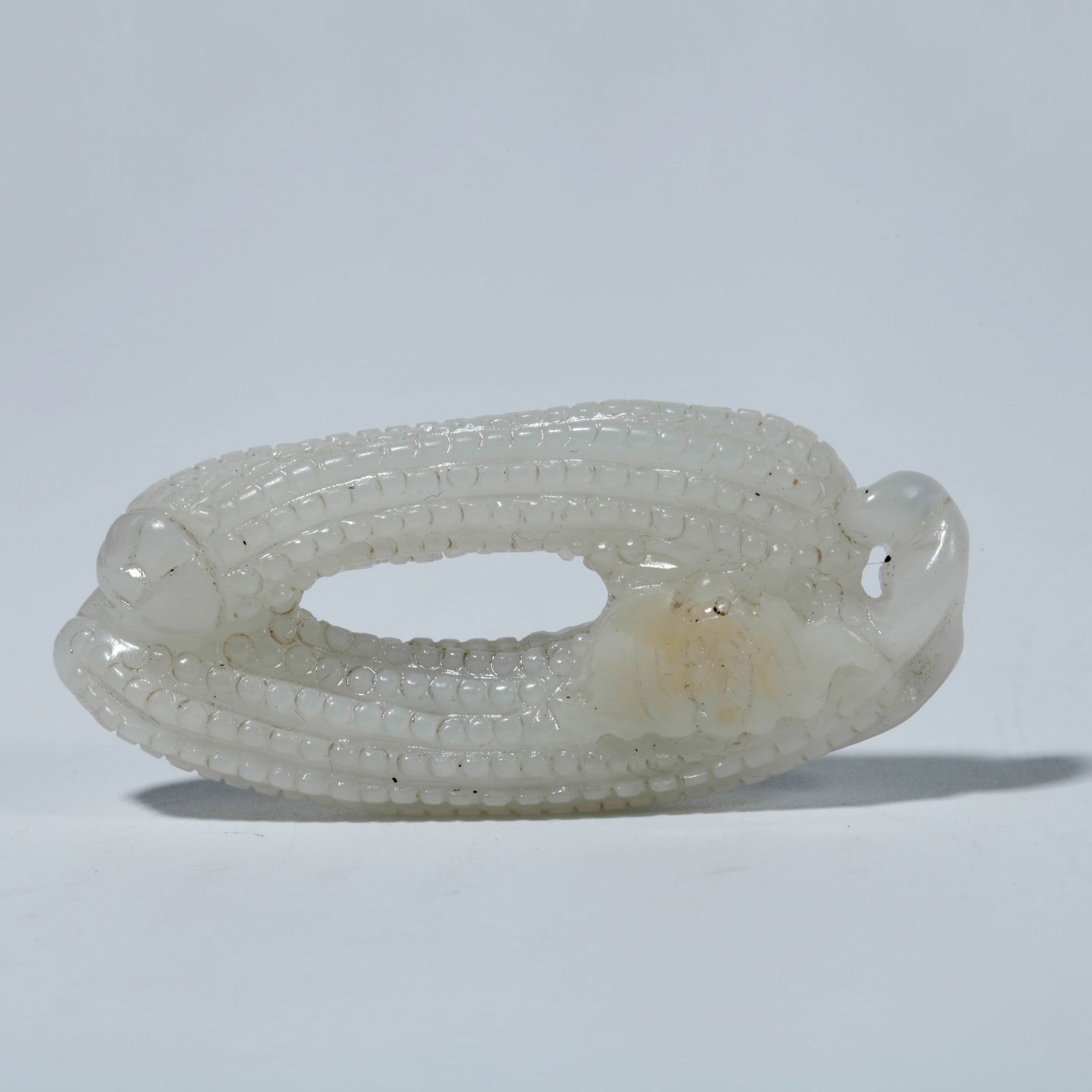 A HETIAN JADE FIGURINE OF MELON AND FRUIT (1 of 8)