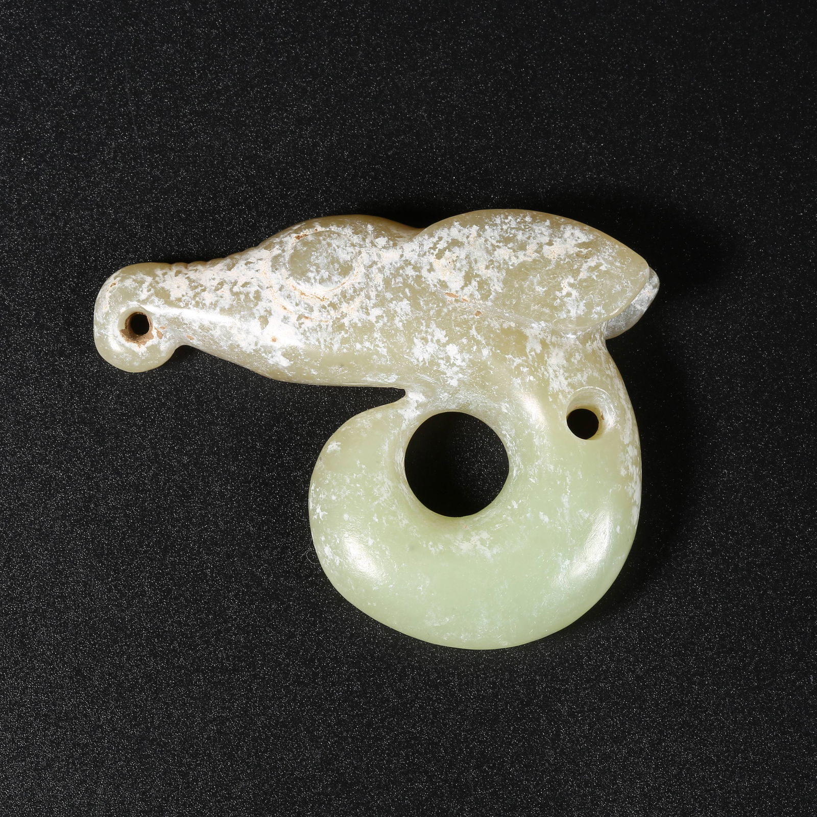 A ARCHAIC JADE DRAGON (1 of 8)