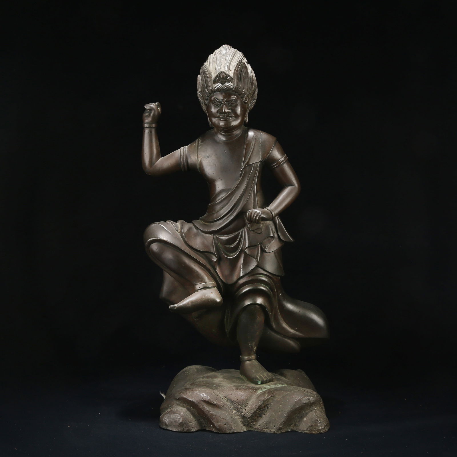 A BRONZE STATUE OF KUI XING (1 of 10)