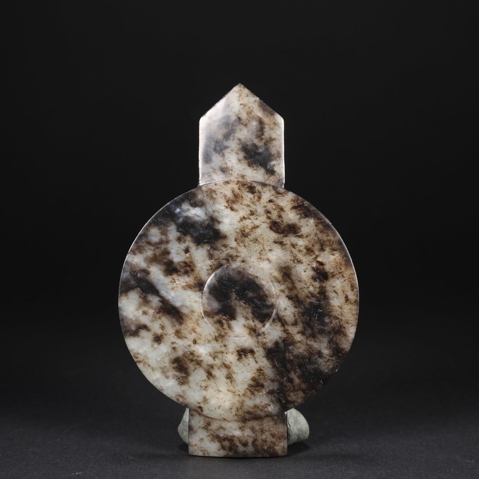 A HETIAN JADE GUI TABLET AND BI DISC: Hetian Jade Gui Tablet and Bi Disc