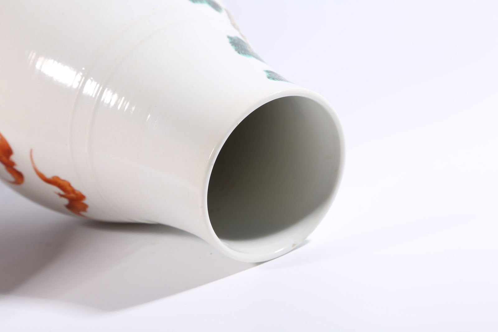 A WUCAI "TEACHING CHILDREN" PATTERN STRINGED-PATTERN JAR - 6