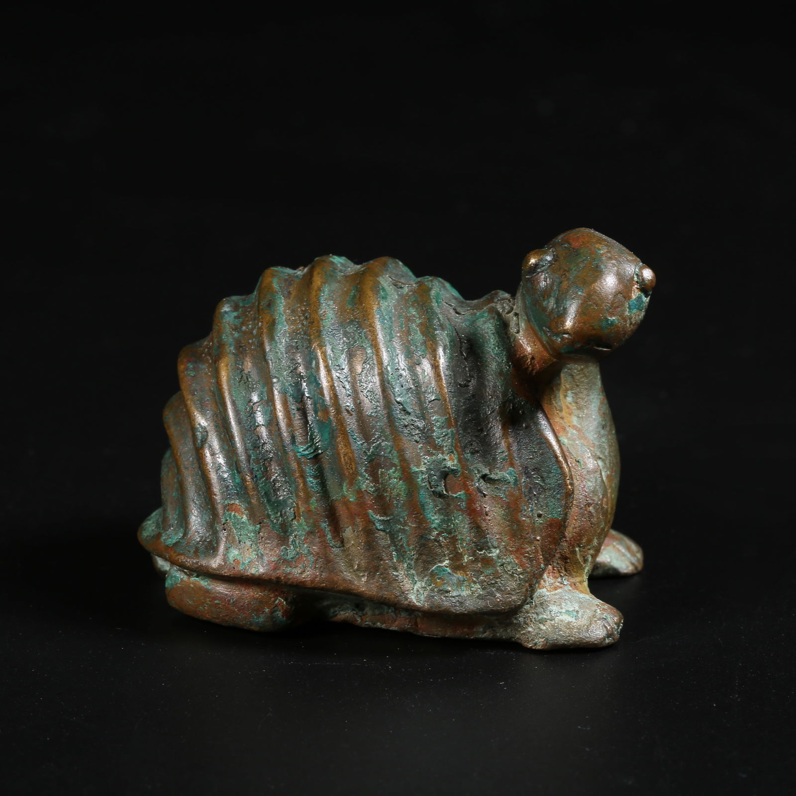 A BRONZE TURTLE ORNAMENT (1 of 8)