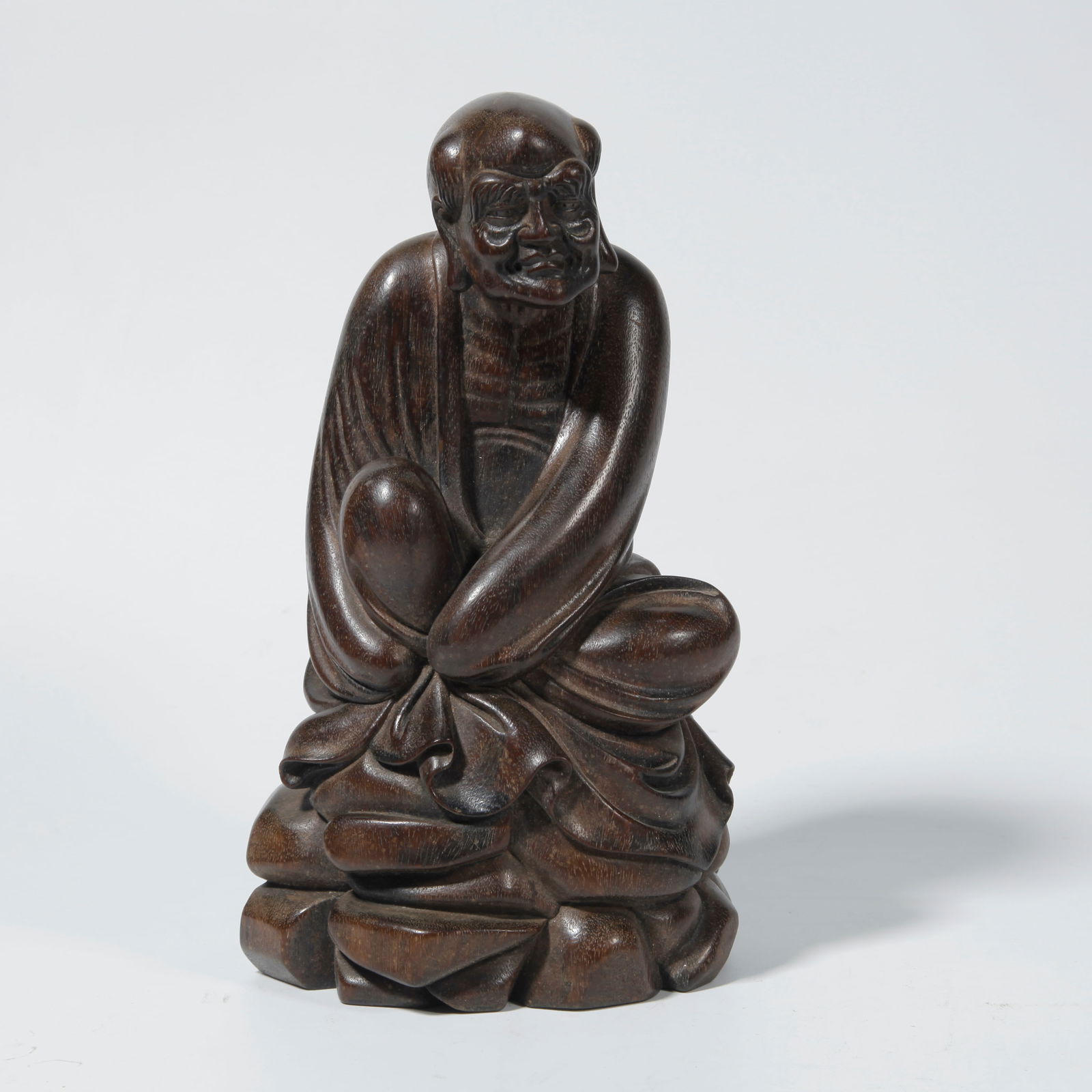 A ZITAN WOOD FIGURE: Zitan Wood Figure
