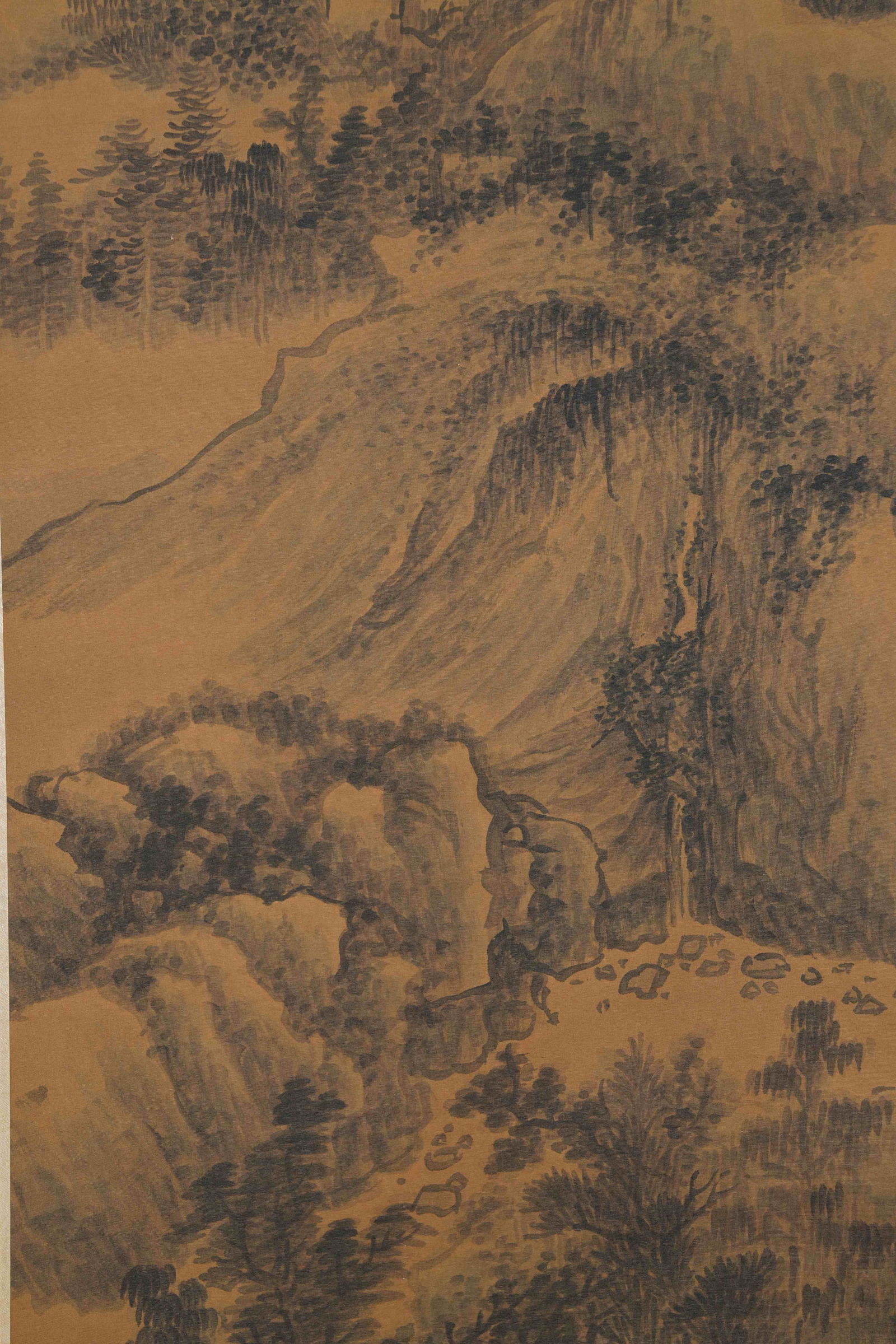 A LANDSCAPE PAINTING ON SILK BY GONG XIAN.龔賢 - 4