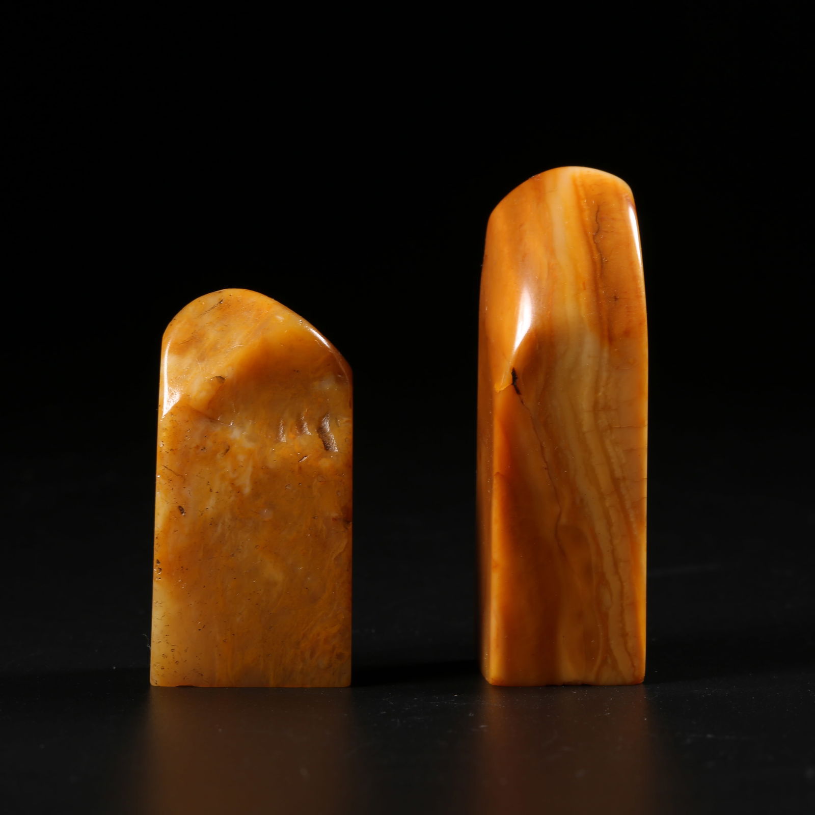 A SET OF SHOUSHAN STONE SEALS (1 of 9)