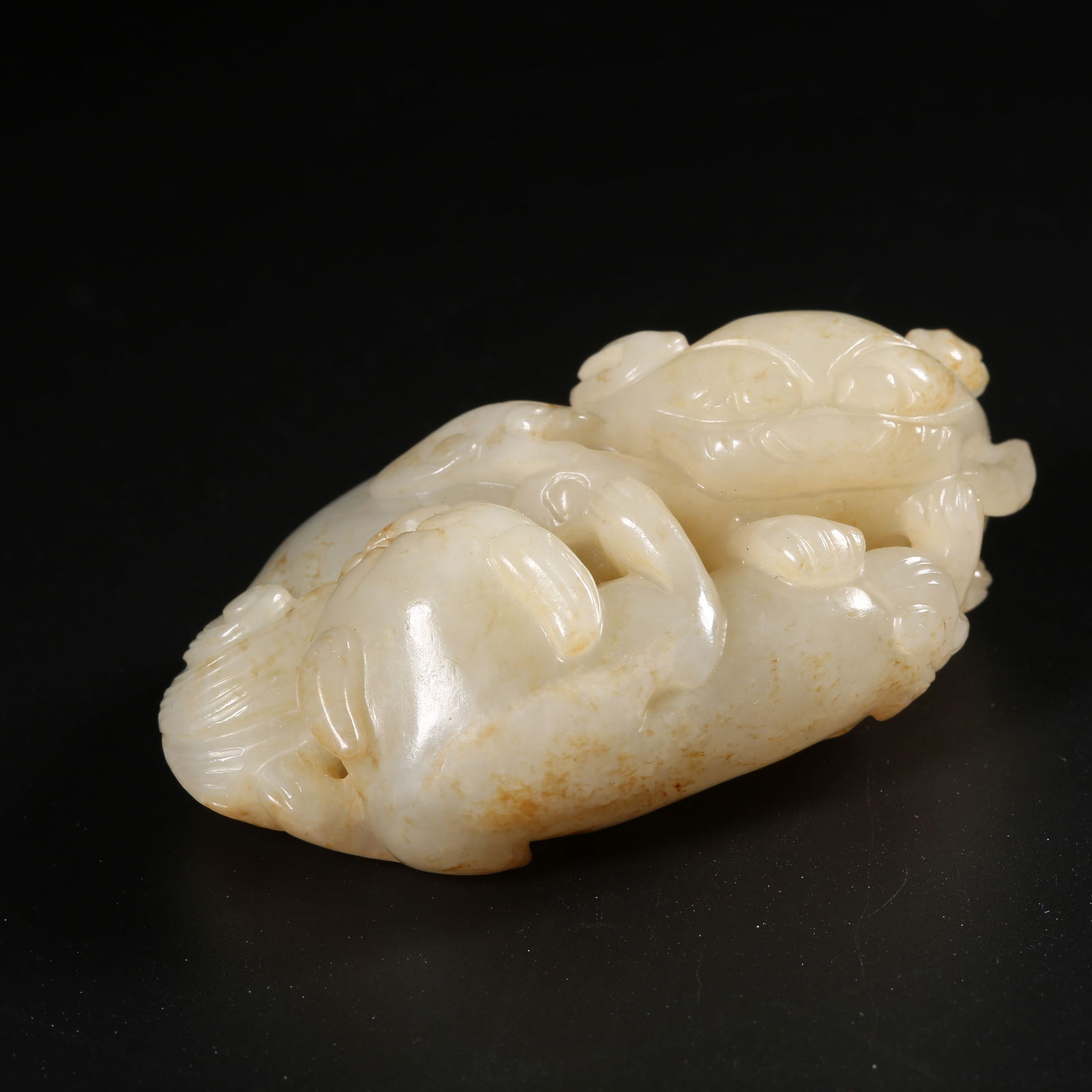 A HETIAN JADE "EVERYTHING AS DESIRED" ORNAMENT (1 of 8)