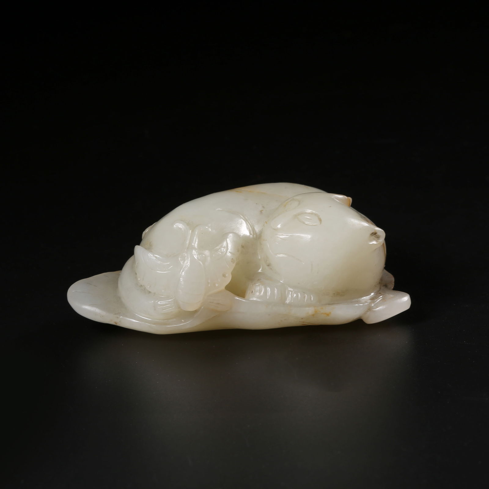A HETIAN JADE LONGEVITY PENDANT ("ELDERLY AND LONG-LIVED") (1 of 8)